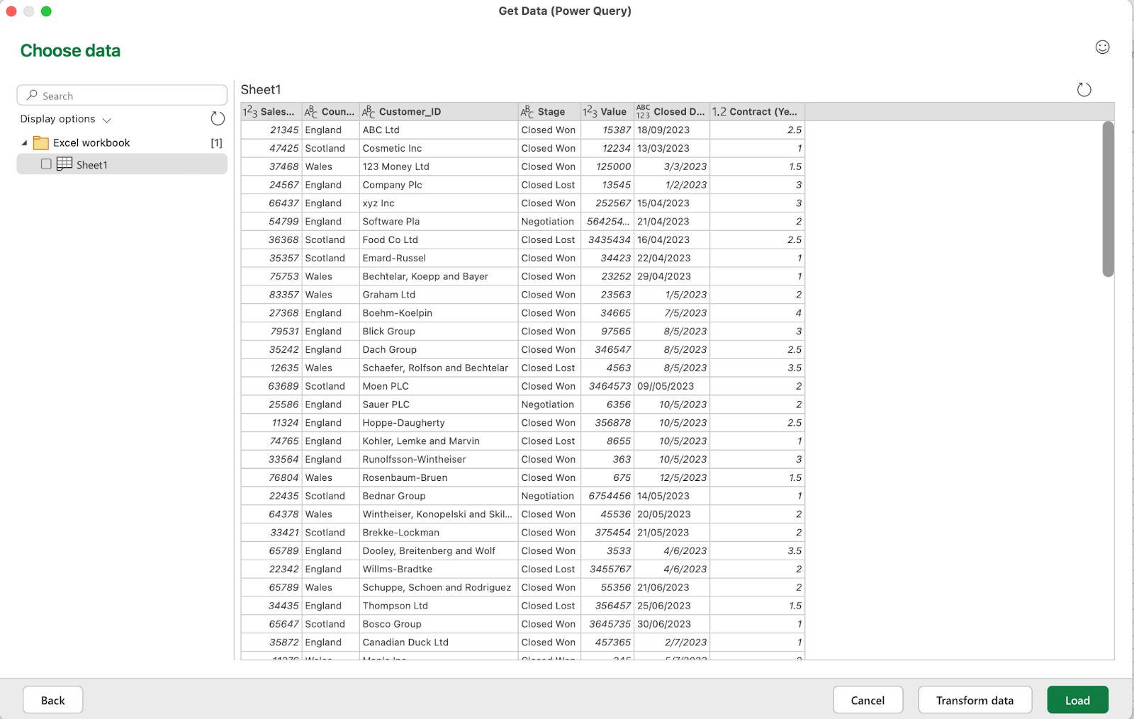 how to use power queries in Excel