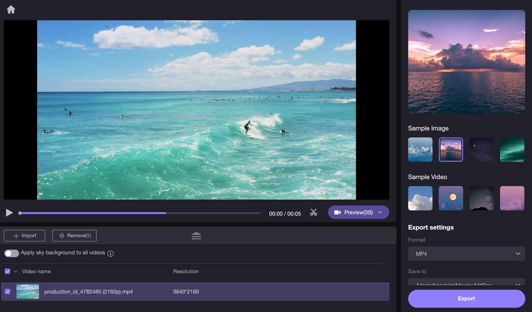 Magic Sky Feature Interface