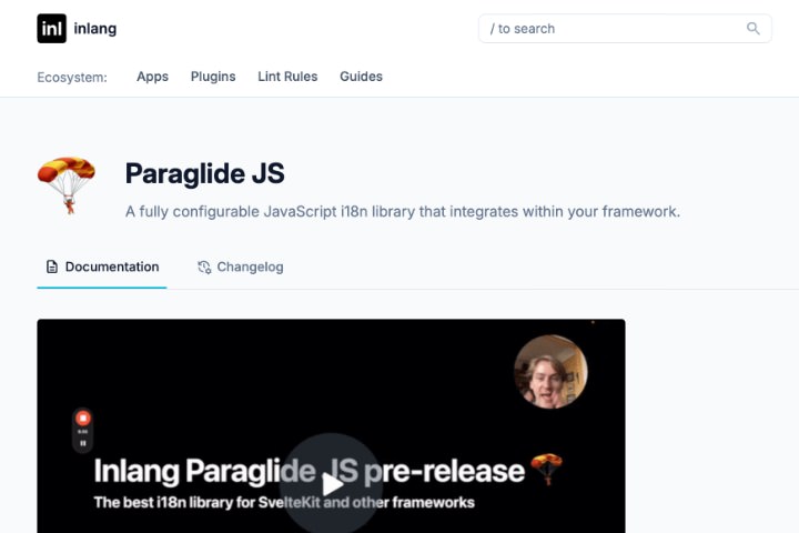 Paraglide.js Integration Example