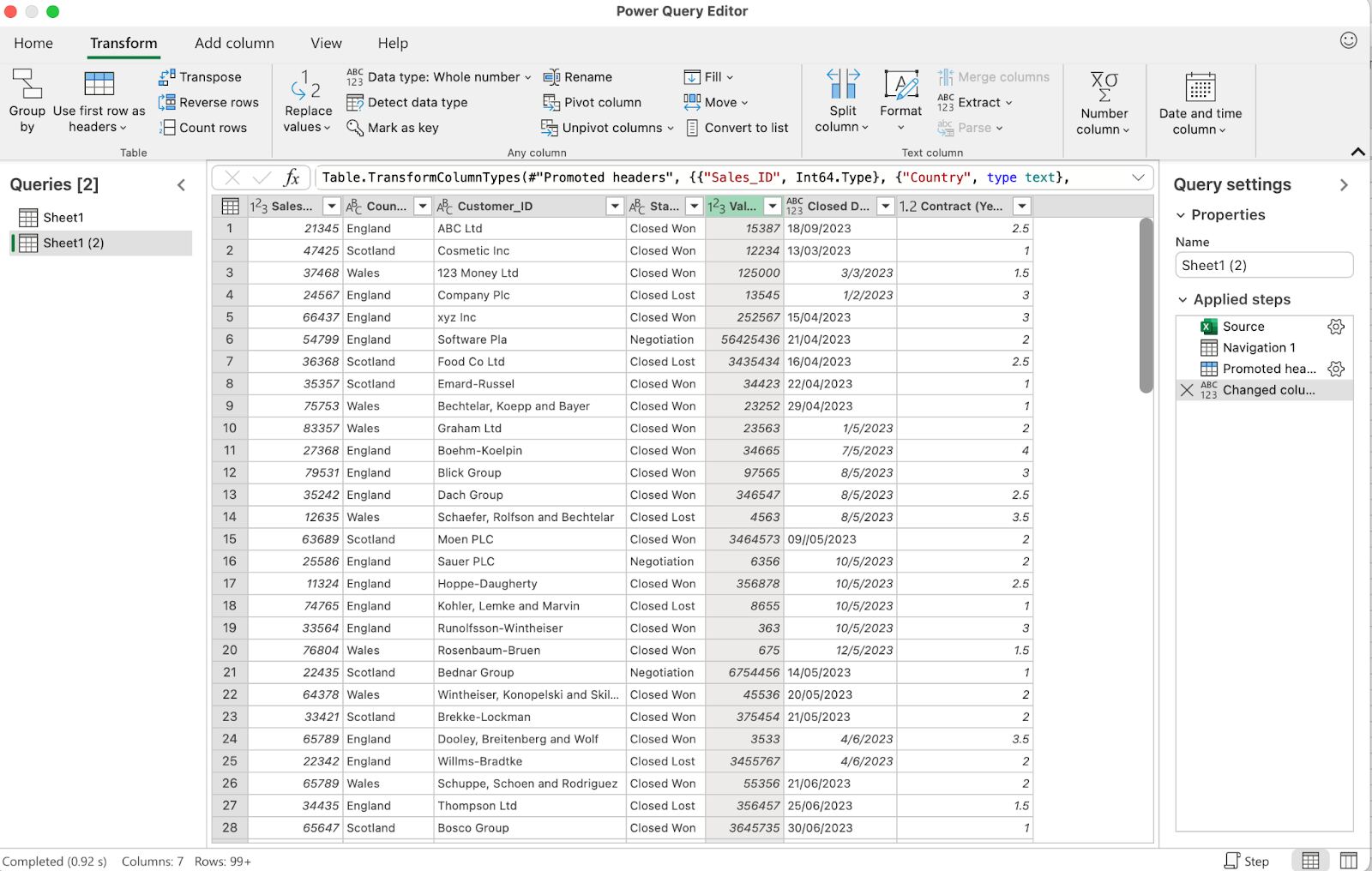 how to use power queries in Excel