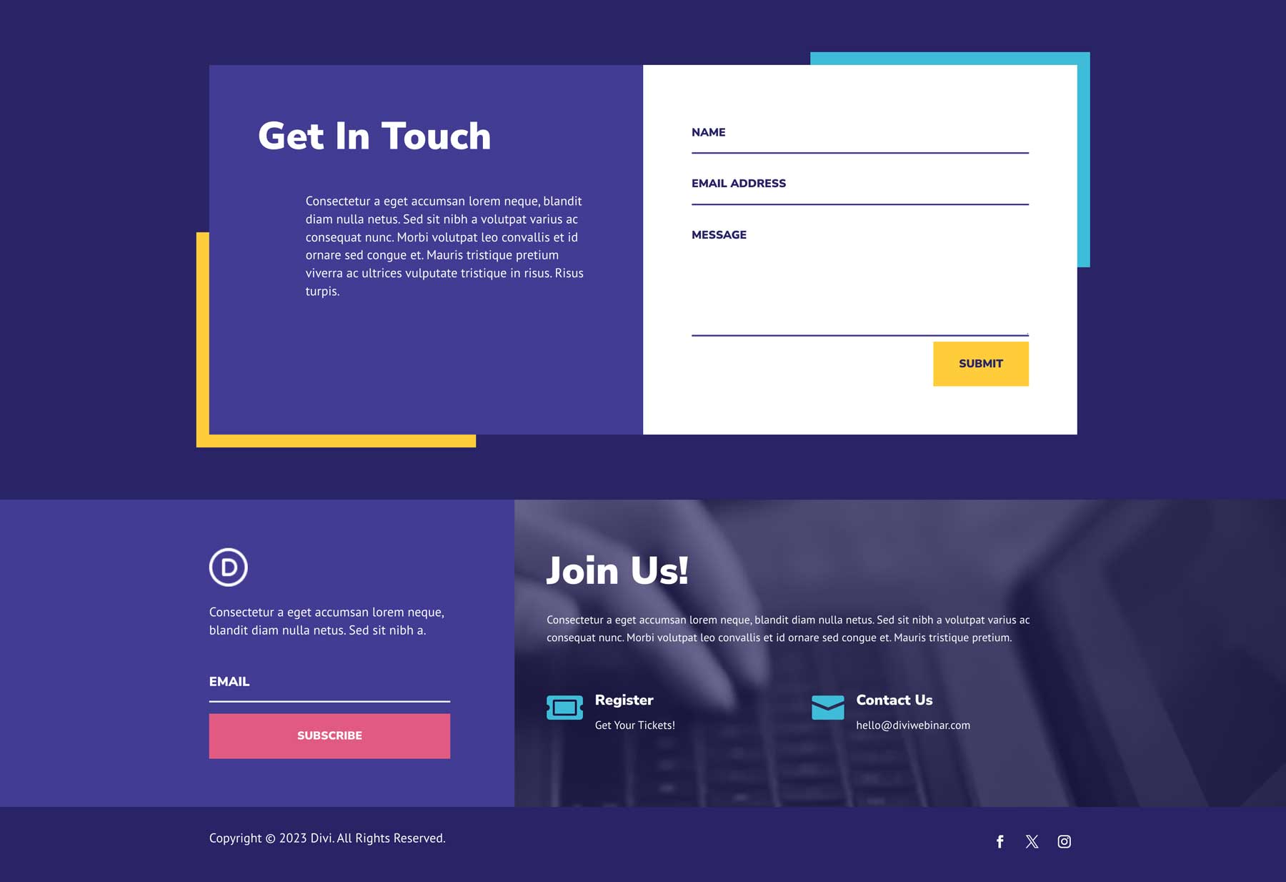 Webinar theme builder pack