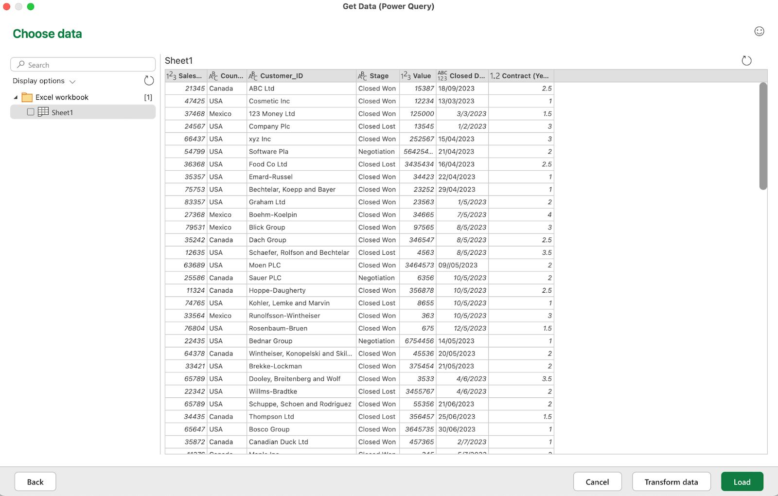 how to use power queries in Excel