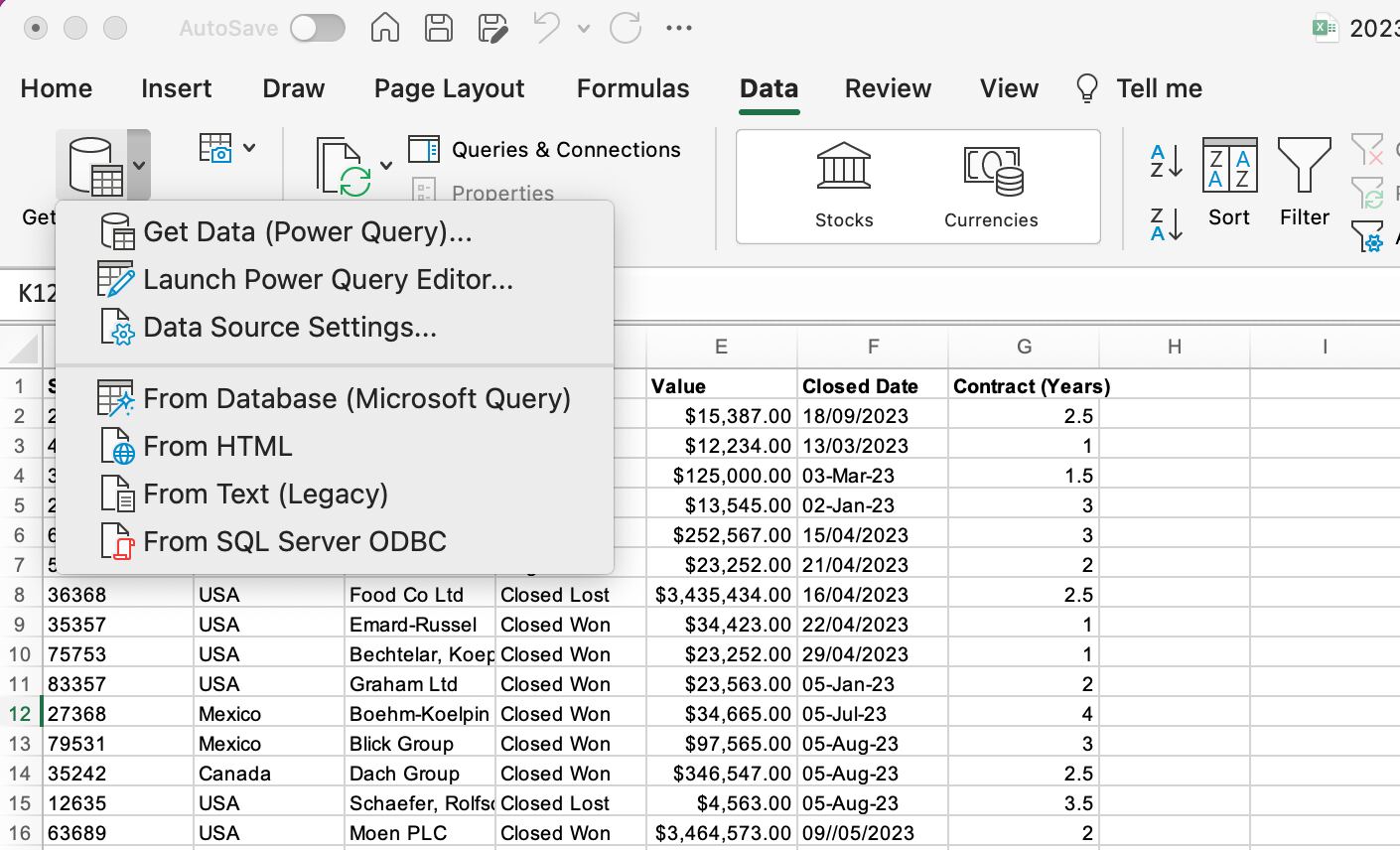 how to use power queries in Excel