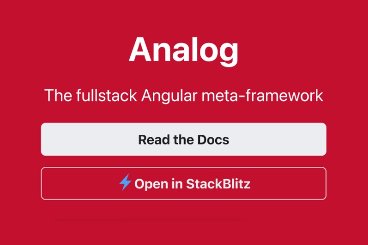AnalogJS Angular meta-framework interface