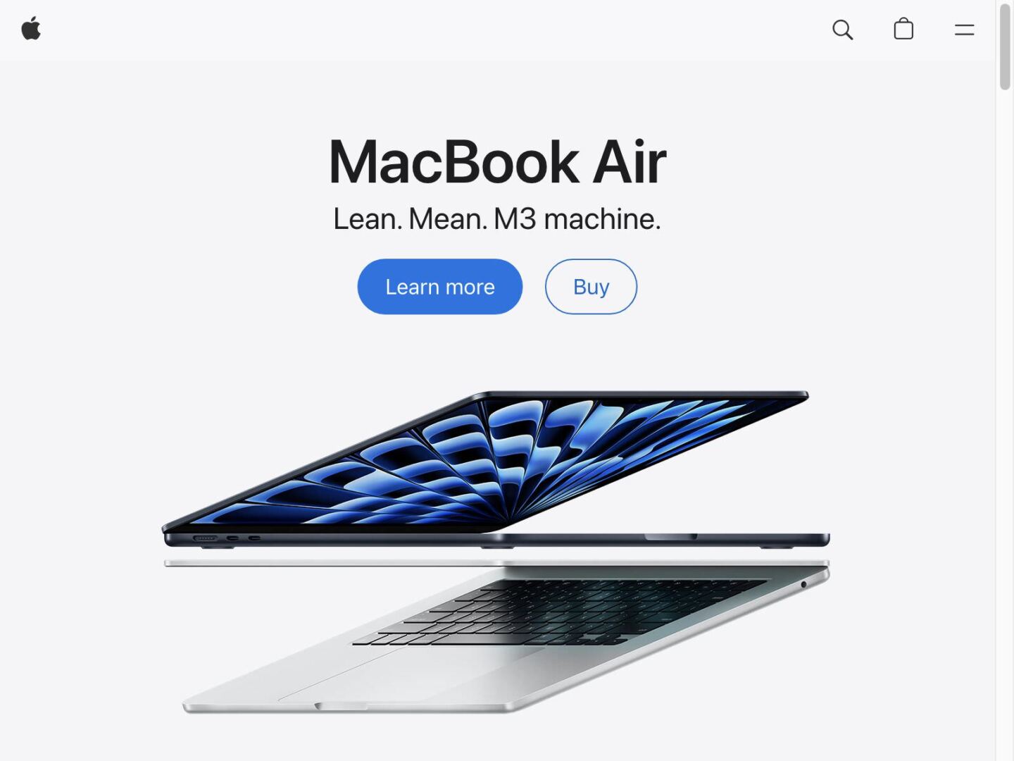 Standard apple.com screenshot