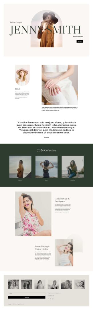 Clothing Designer layout pack