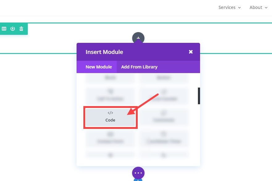 Divi's code module