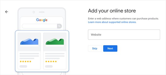 Adding your online store to Google Business Profile