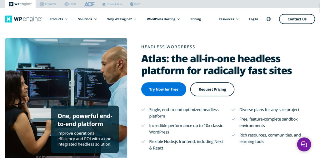 wp engine atlas headless wordpress