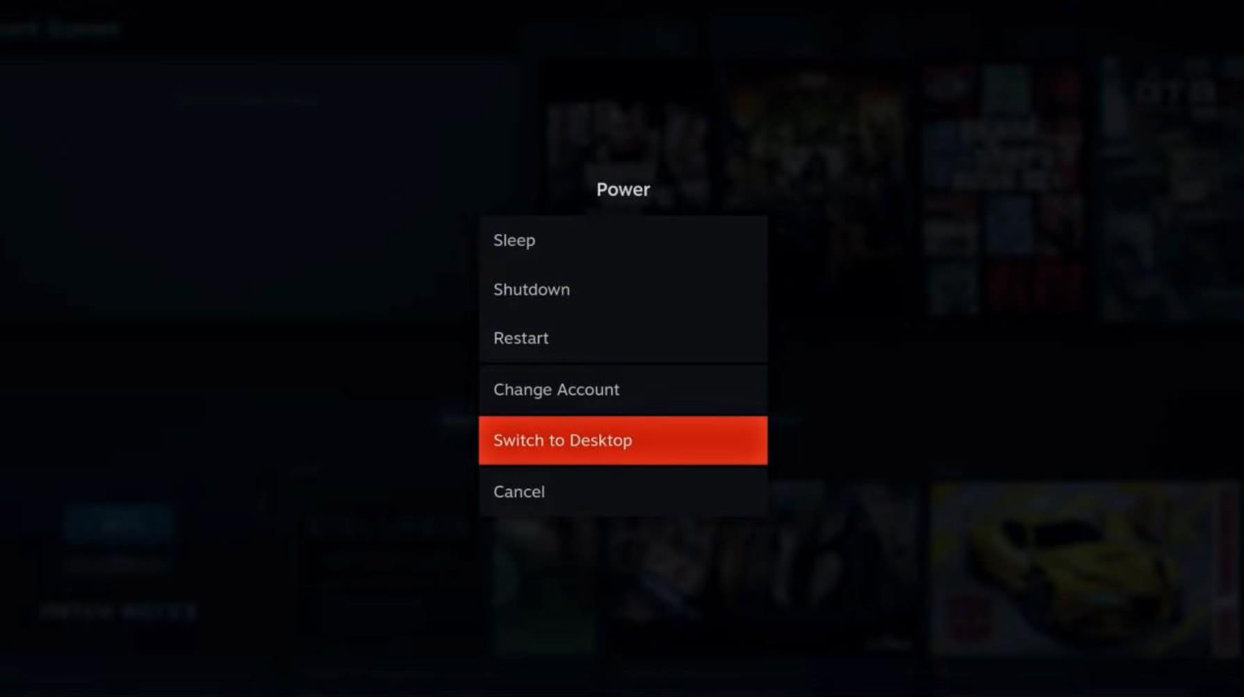 Switching to desktop mode on Steam Deck