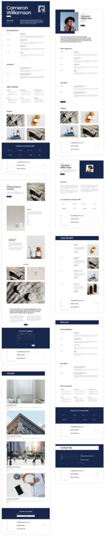 Business CV layout pack
