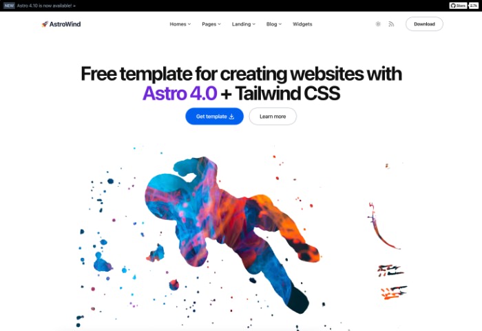 AstroWind template screenshot