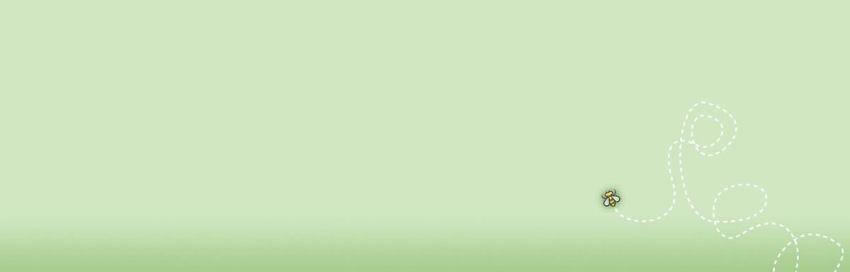 The bbPress plugin header image from WordPress.org. It consists of a pale green background depicting a meandering dotted line leading from a four-leaf clover graphic in the lower left to the top right of the image.