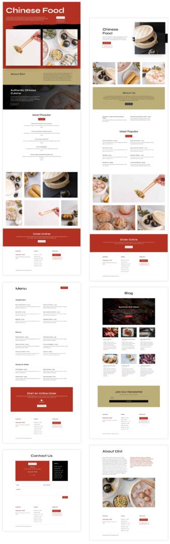 Chinese Restaurant layout pack