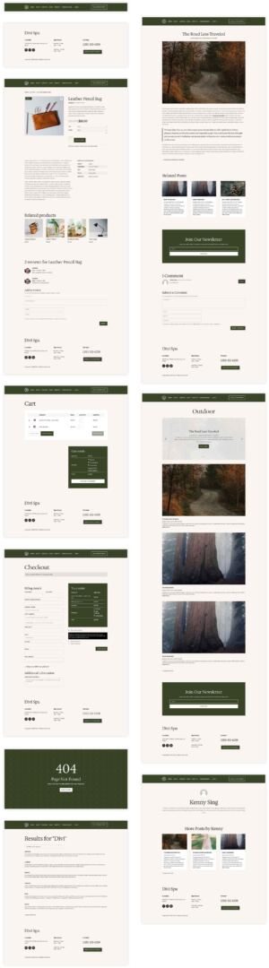 Spa theme builder pack for Divi