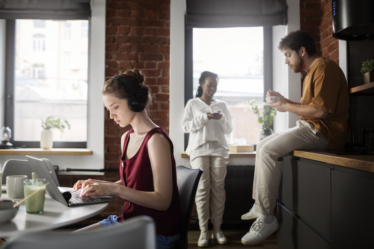 people coworking