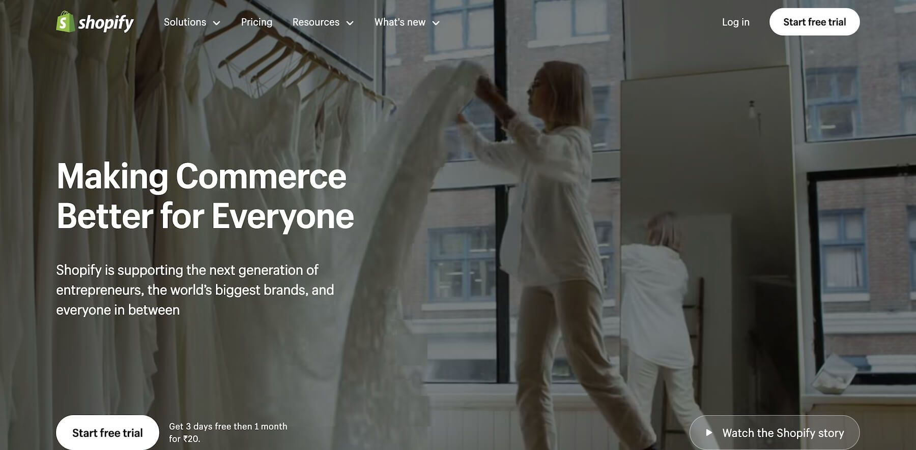 shopify ecommerce store builder
