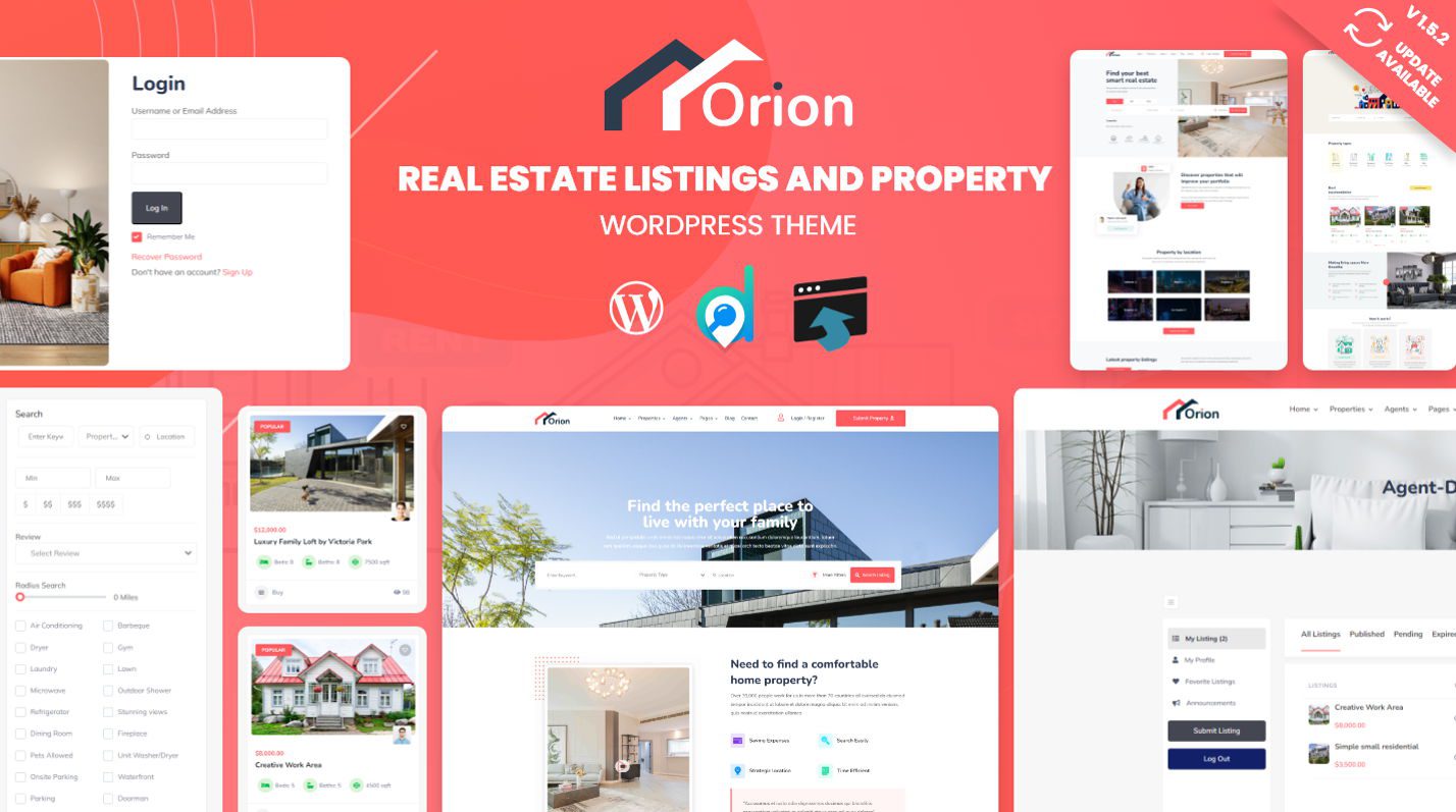 Orion Real Estate Child Theme