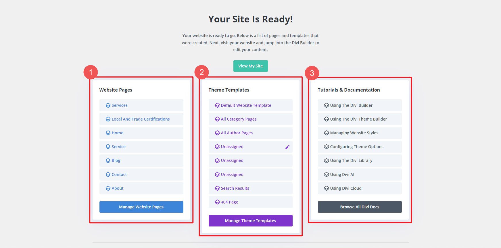 Create Whole Site of Pages Instantly with Quick Sites - Steps 13-15