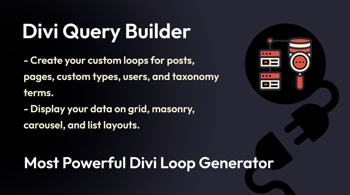 Divi Query Builder Extension