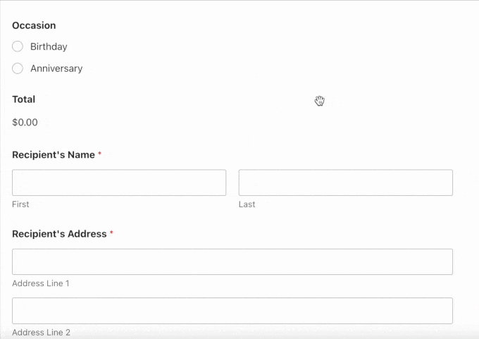 Conditional logic demo