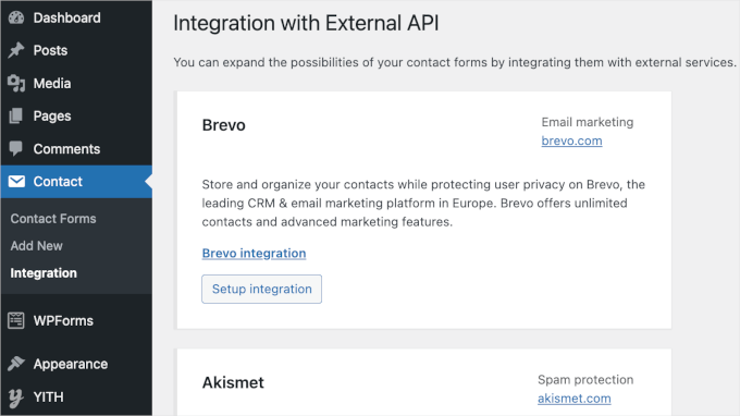 Contact Form 7 integration