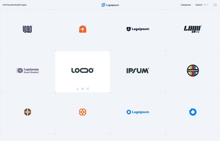 LogoIpsum SVG logo collection