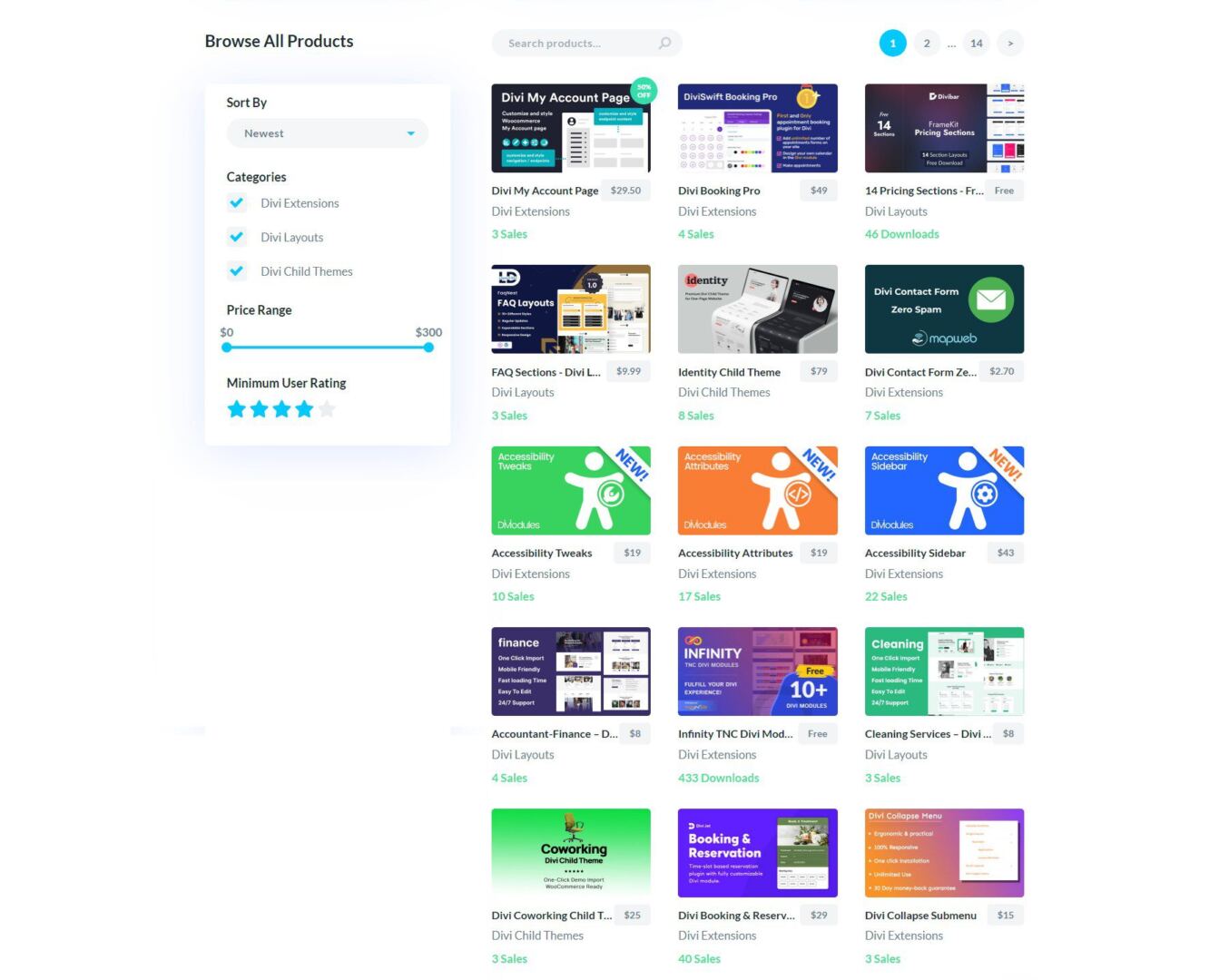 ET Divi Marketplace