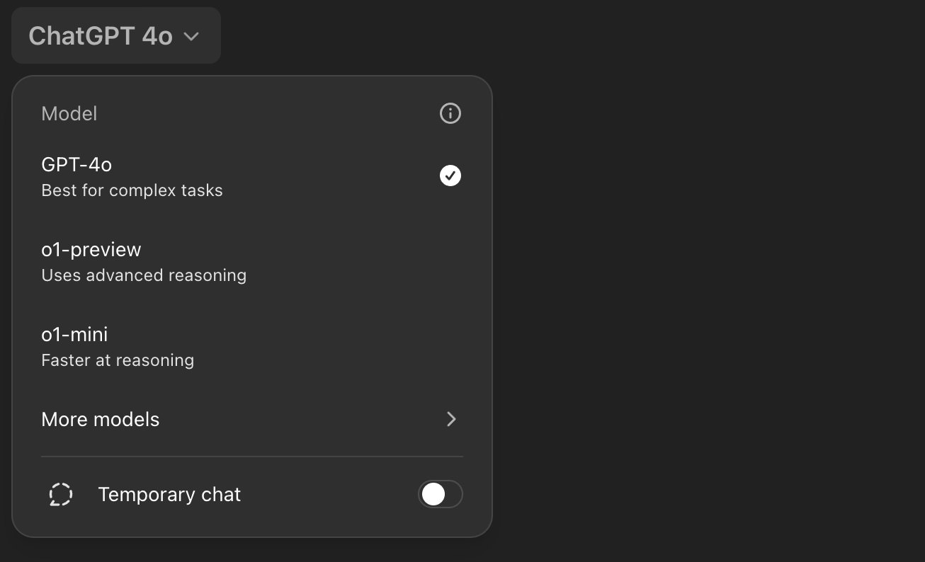 How to enable temporary chat in ChatGPT settings