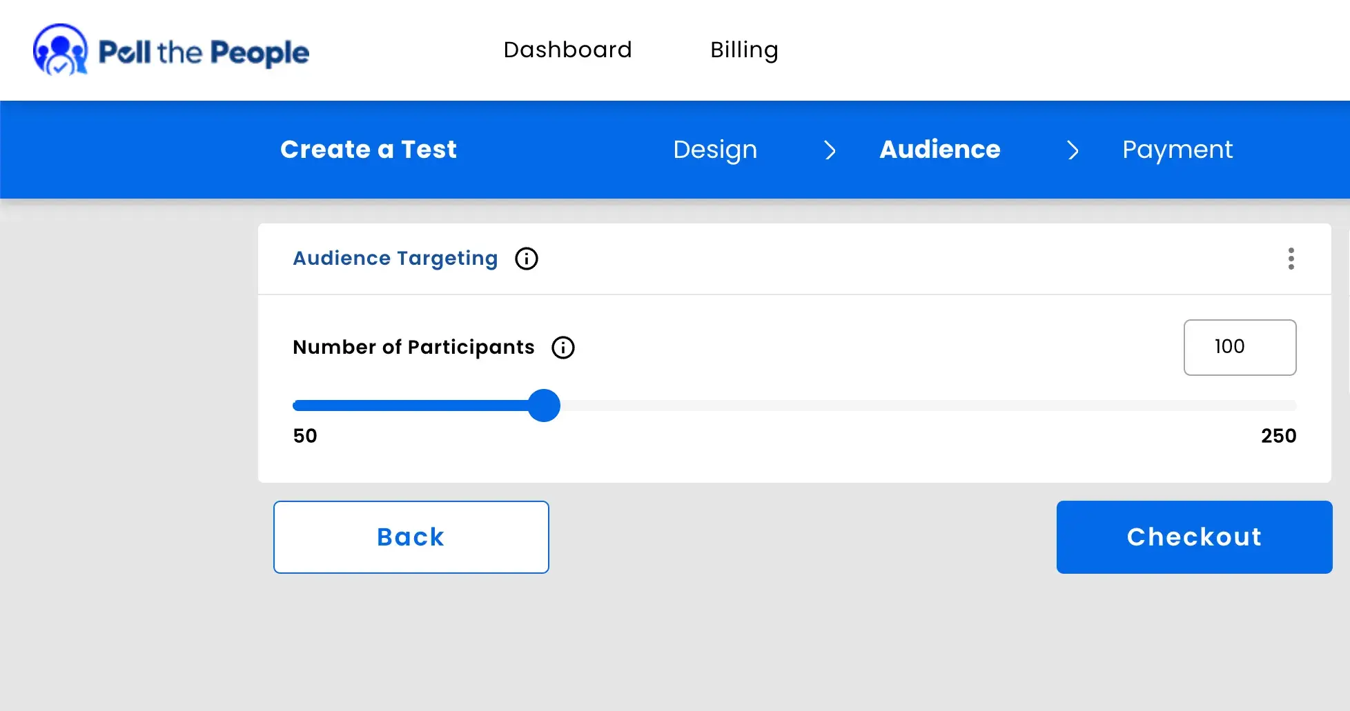 ai market research tool: Audience targeting in Poll the People