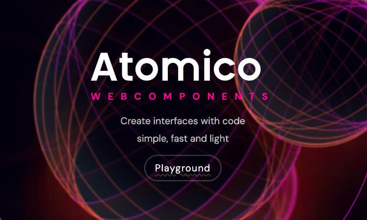 Atomico lightweight library for building web components