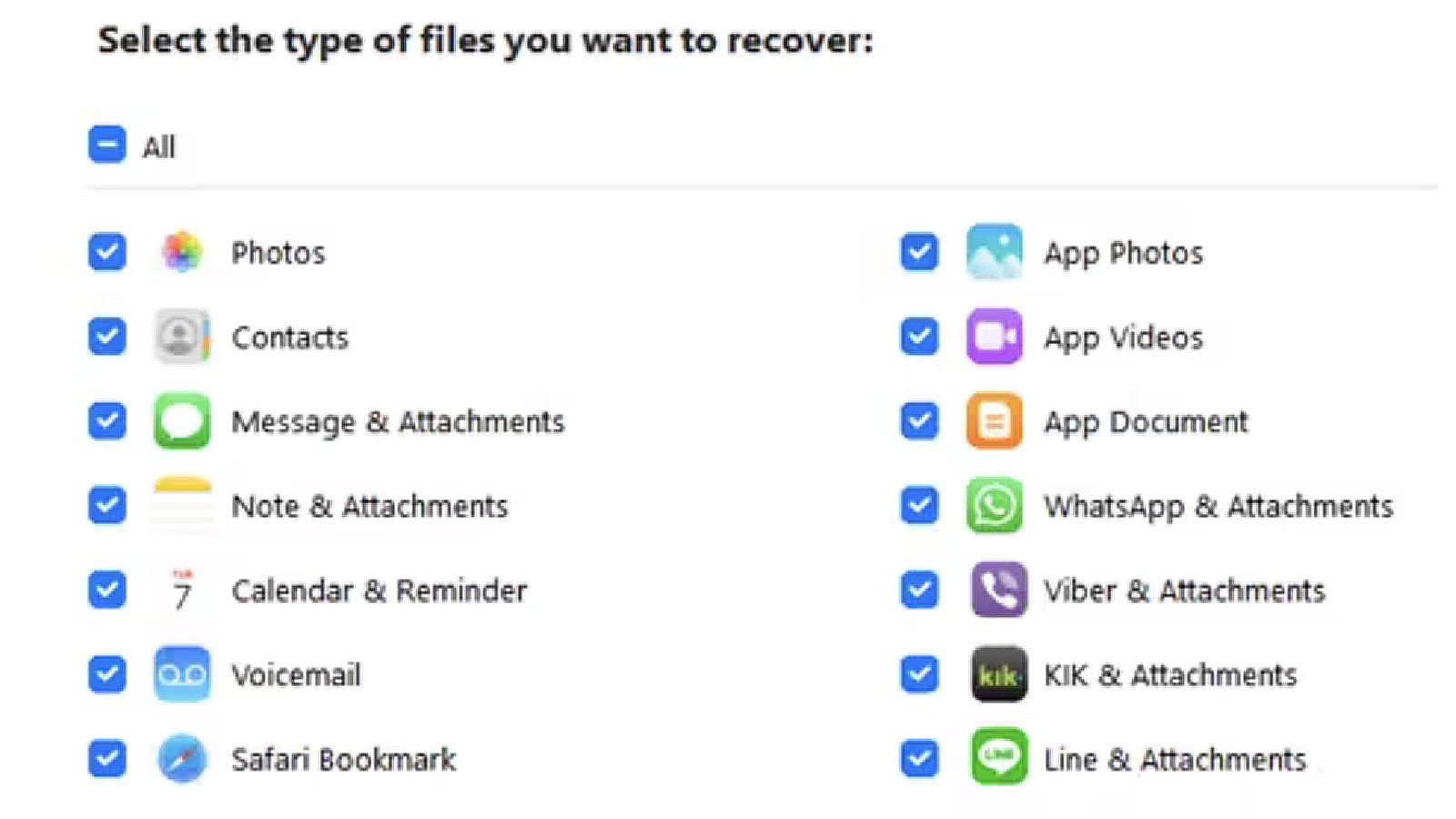 iPhone Recovery Tools