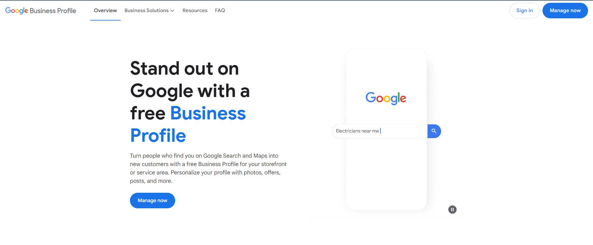 Google Business Profile (previously GMB)