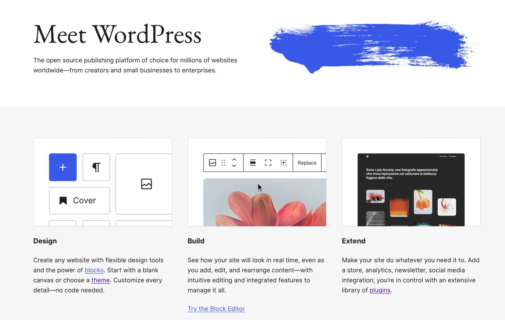 Traditional WordPress Setup