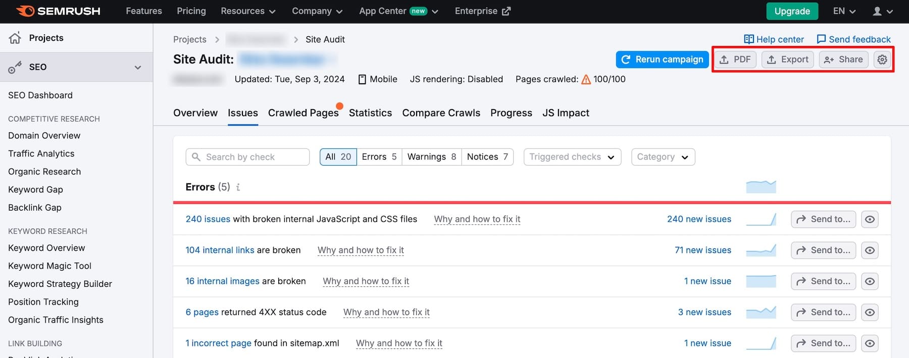 automate broken link checking