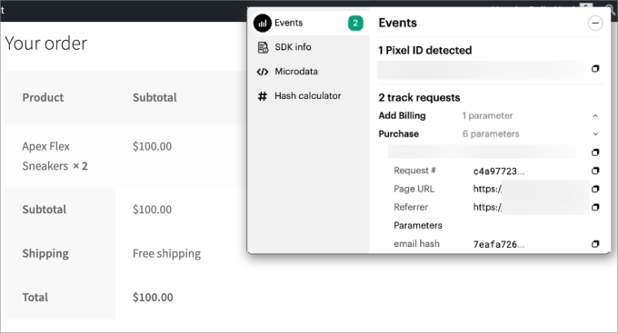 snapchat event tracking