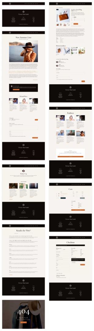 Stylist starter site for Divi