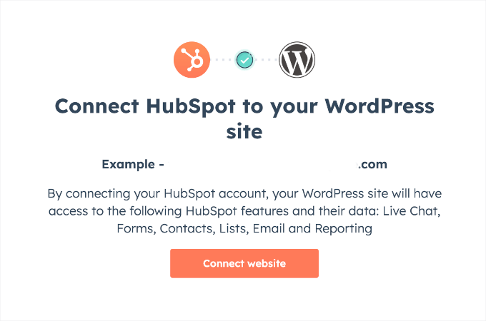 Connecting HubSpot with WordPress website