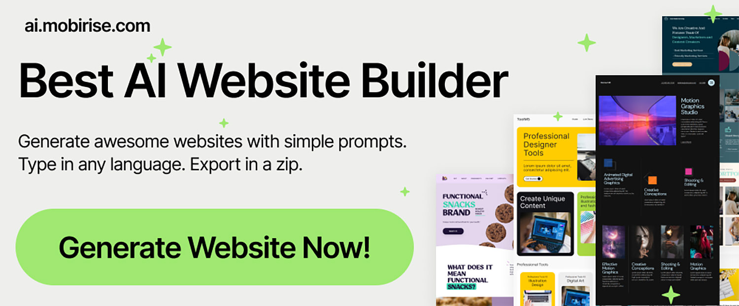 Mobirise AI Website Builder