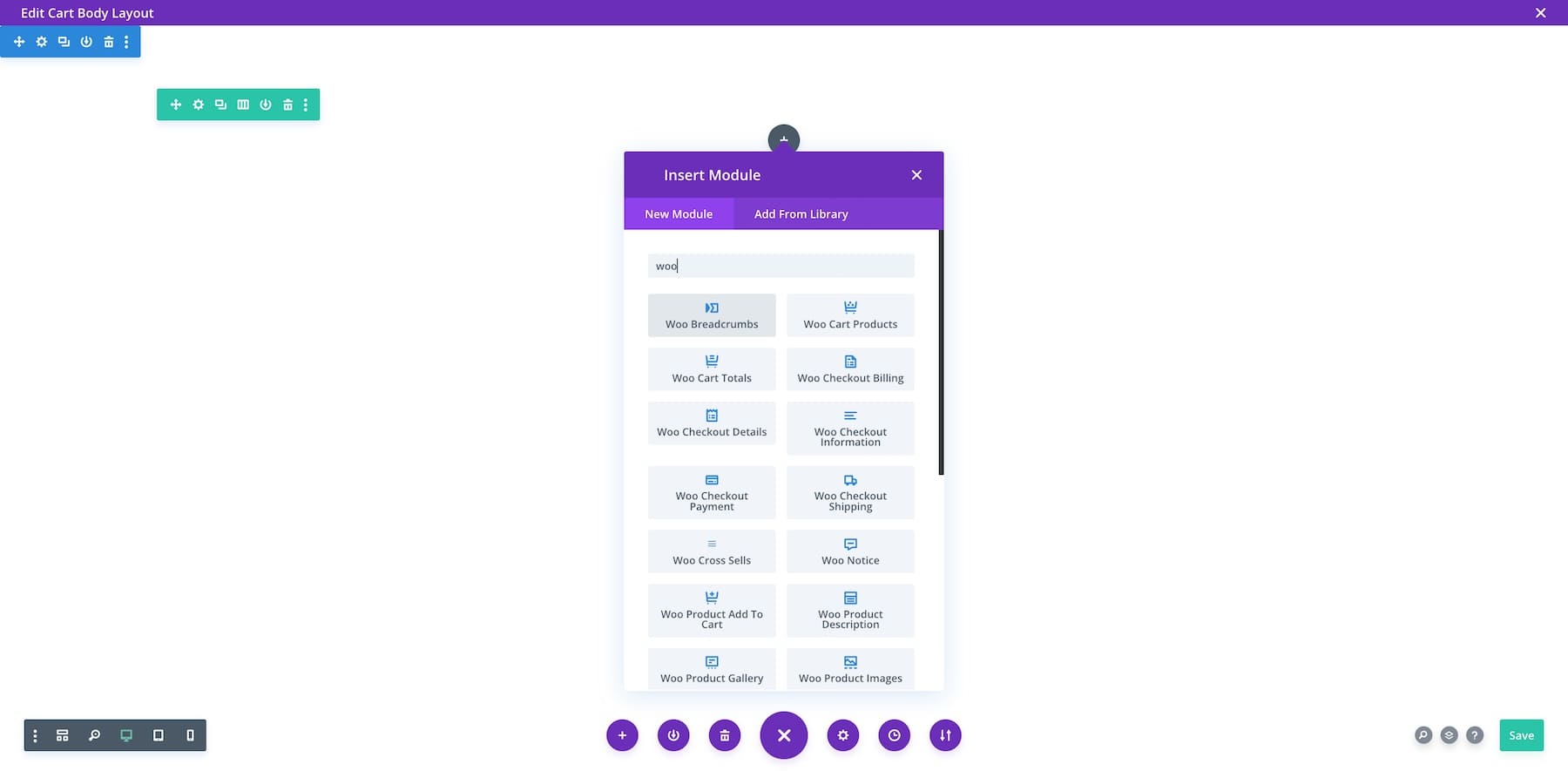 build cart themplate from scratch