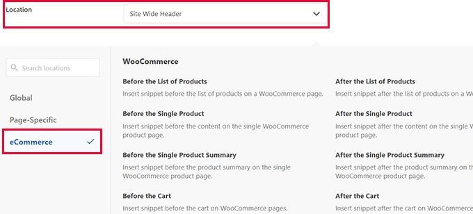 Load custom CSS on eCommerce pages