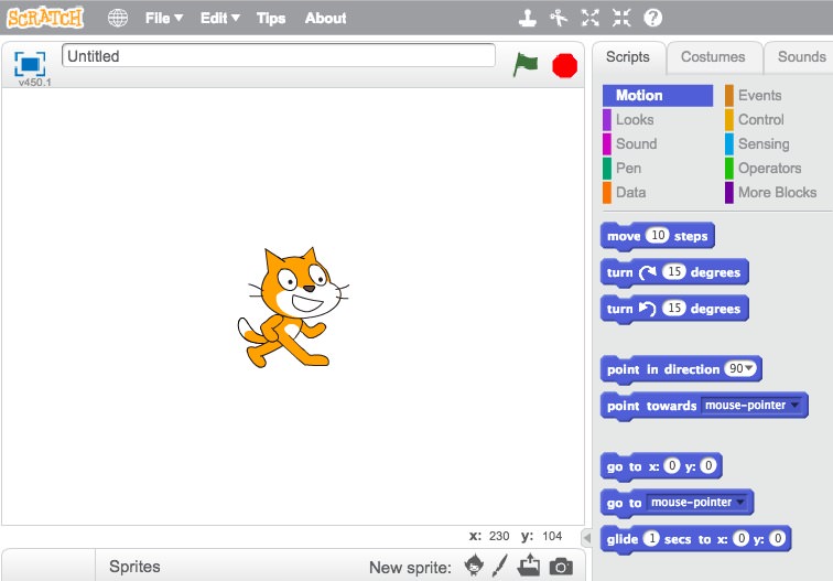 Scratch coding platform for kids