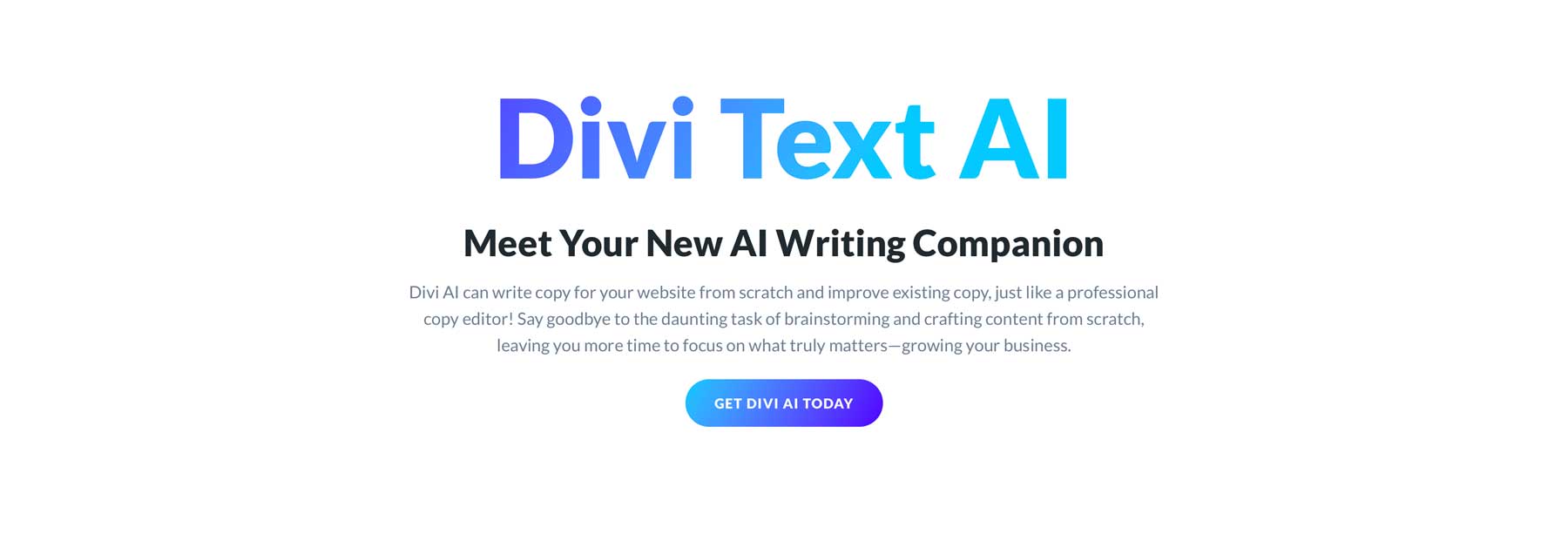 Divi Text AI