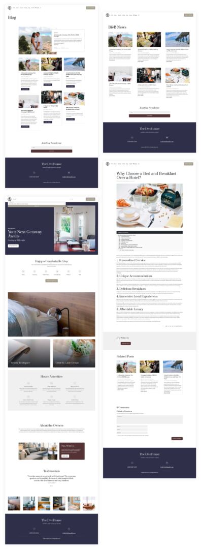 Divi blog pages