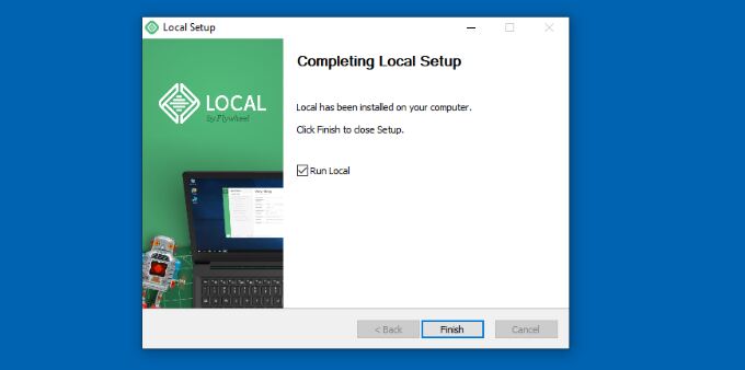 Run local software