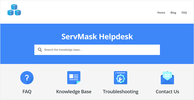 ServMask's help desk