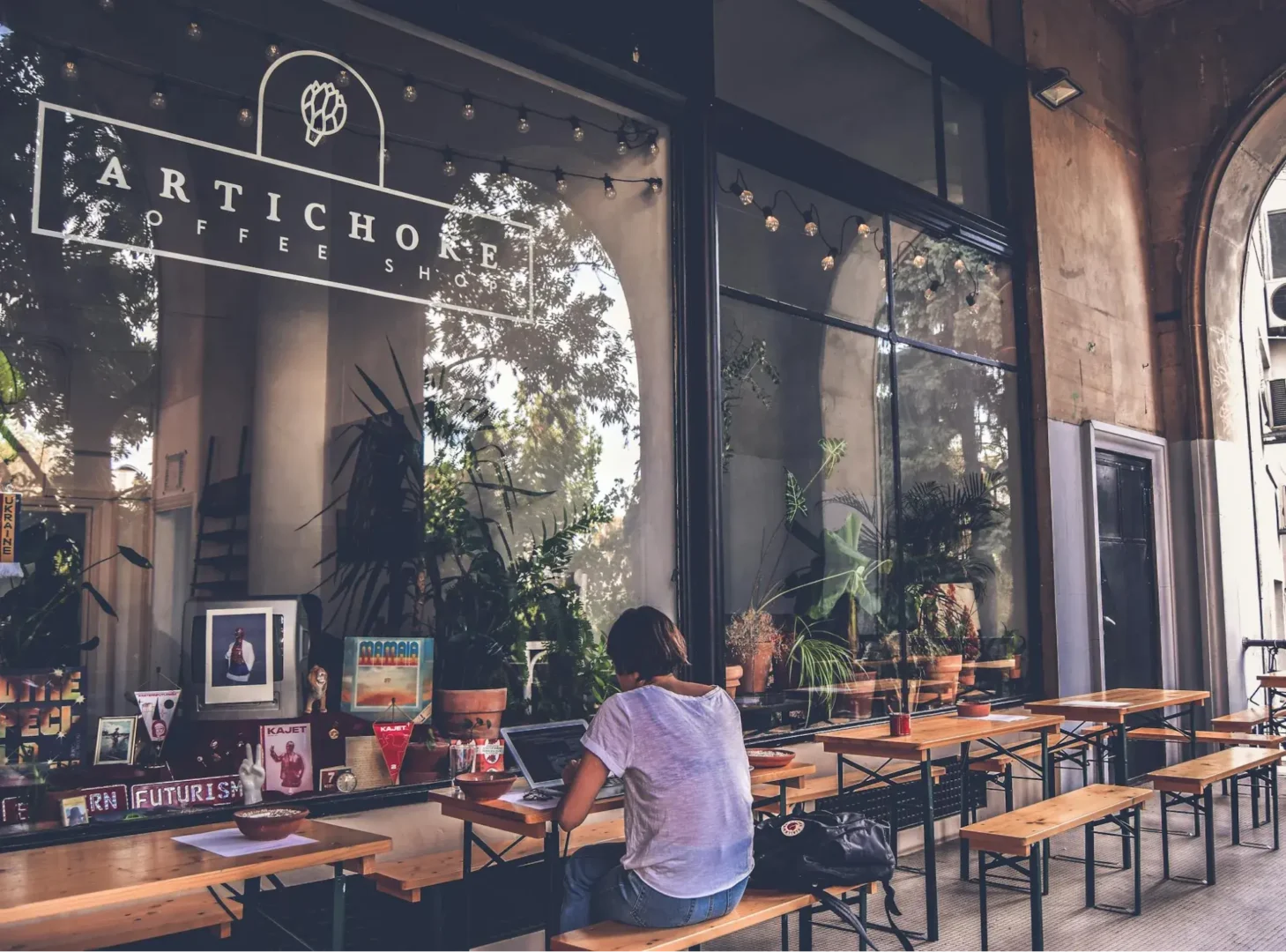 coffee shop meeting backgroundhttps://www.pexels.com/photo/woman-in-white-top-sitting-outside-the-artichore-shop-staring-at-her-laptop-in-the-table-1438445/