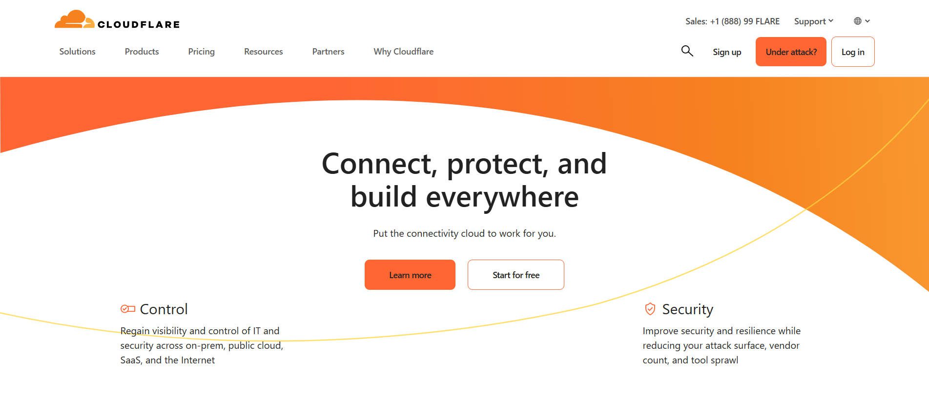 Cloudflare - Homepage - Jan 2025