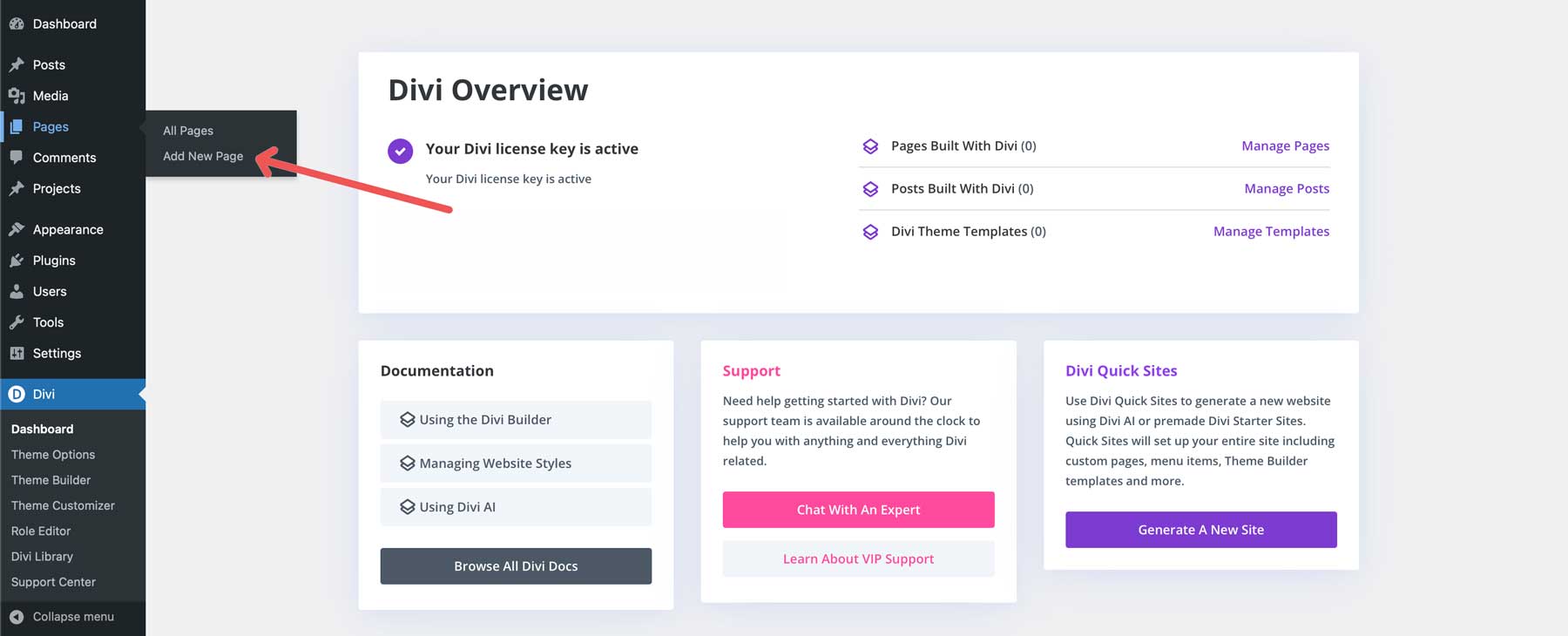 how to design an about page with Divi