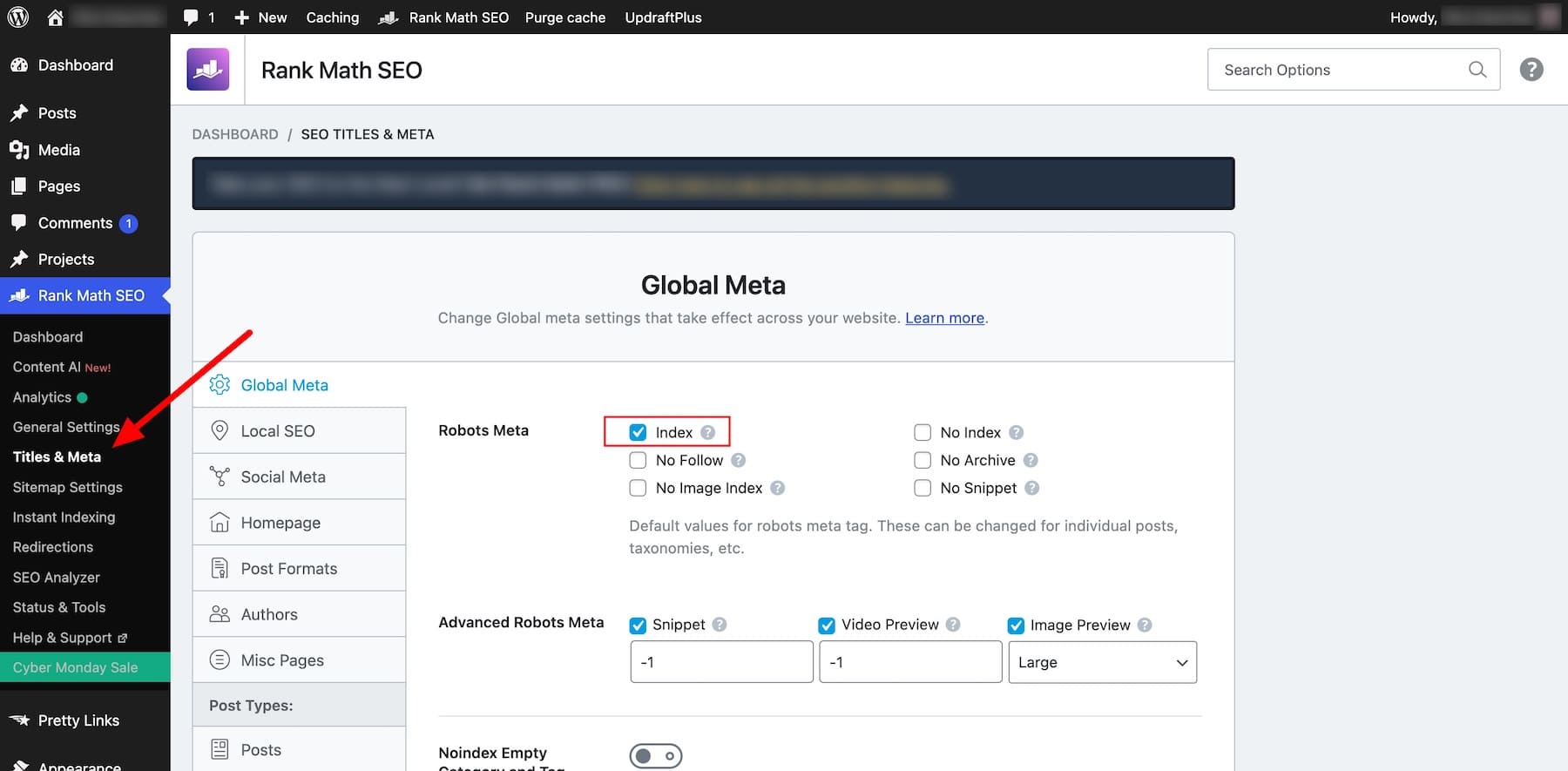 essential pages marked indexed